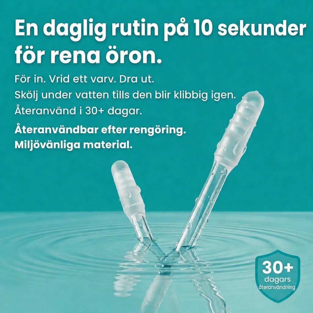 Örontops med klibbig spets