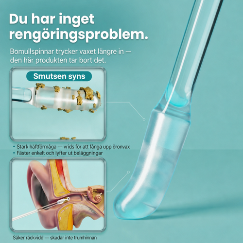 Örontops med klibbig spets