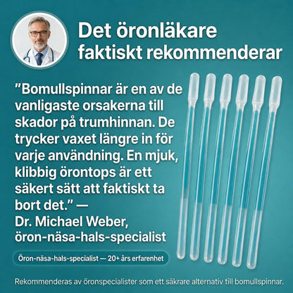 Örontops med klibbig spets